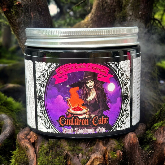 Cauldron cake 8oz wickless candle