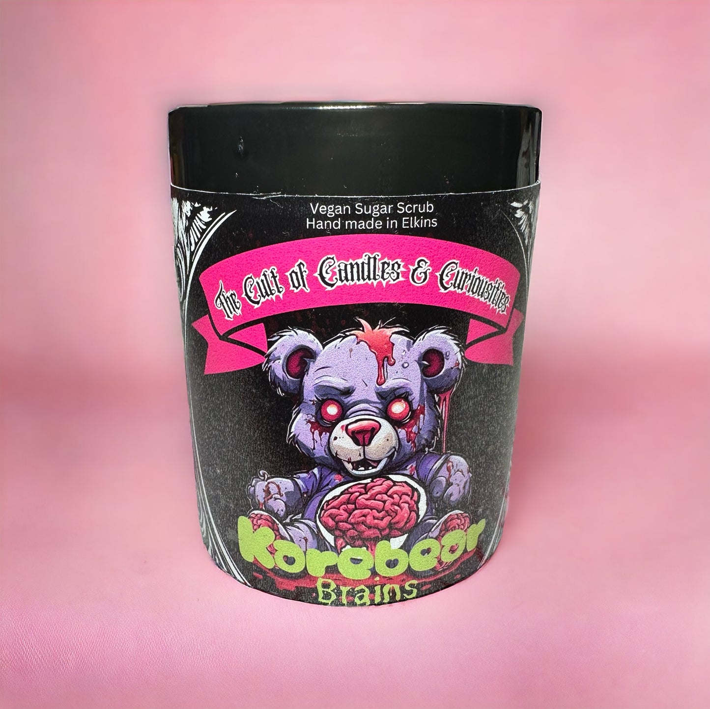 Karebear brains 8oz sugar scrub