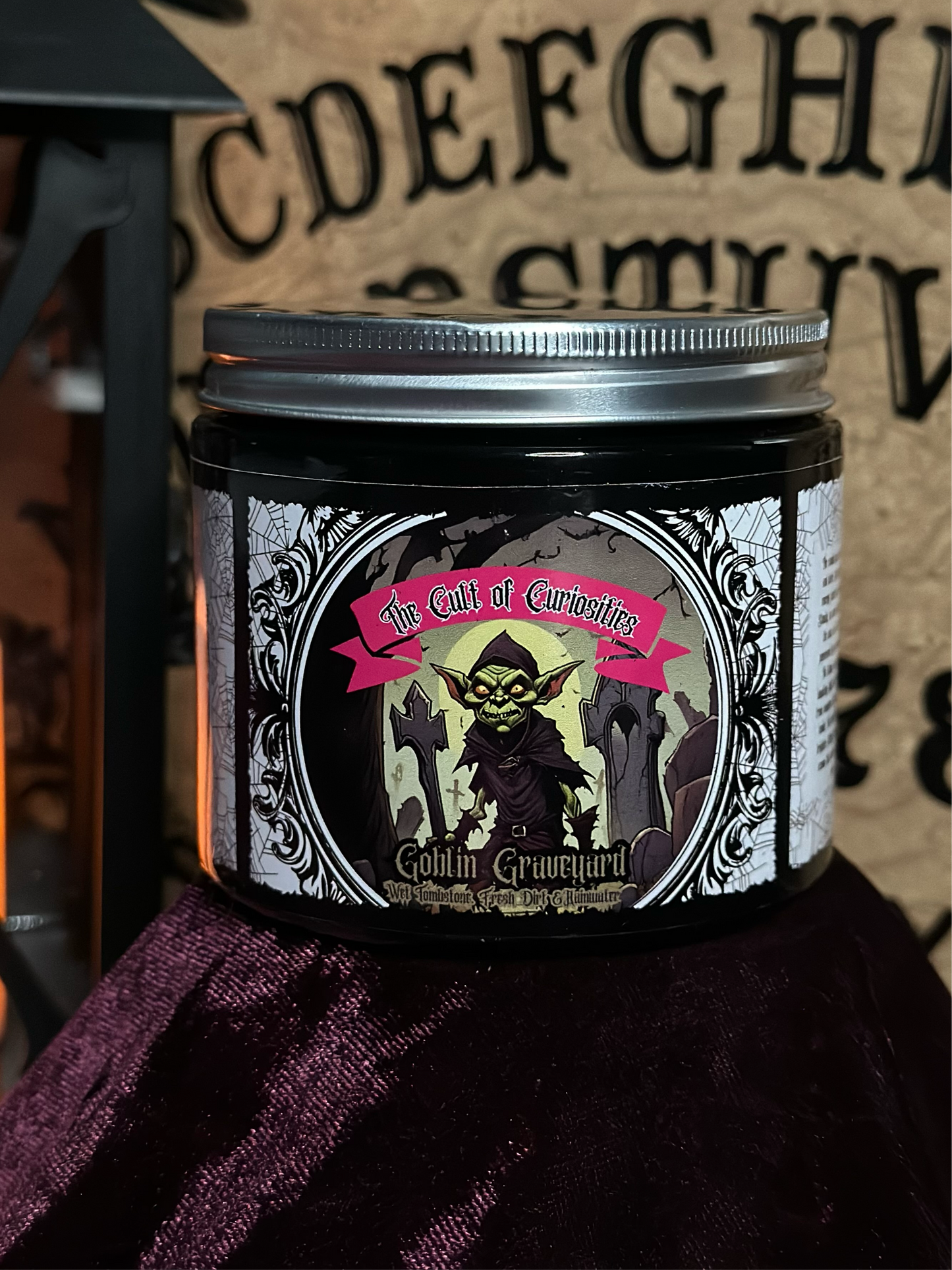 Goblin graveyard 8oz wickless candle