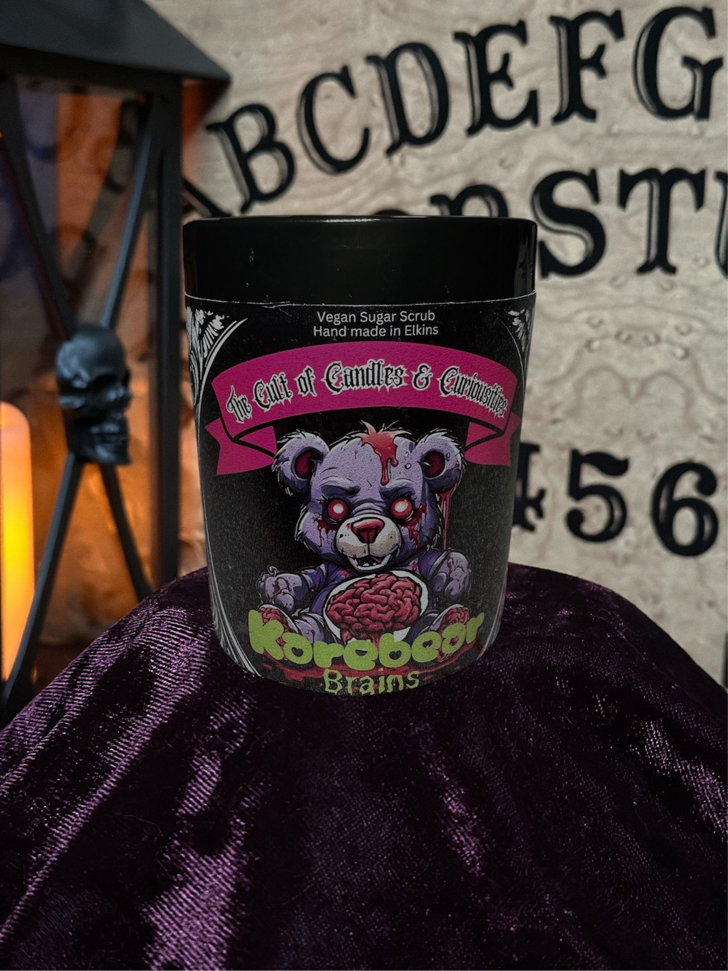 Karebear brains 8oz sugar scrub