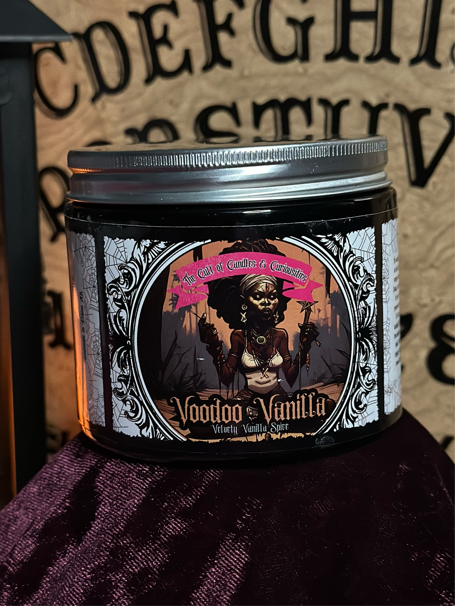 Voodoo vanilla 8oz wickless candle