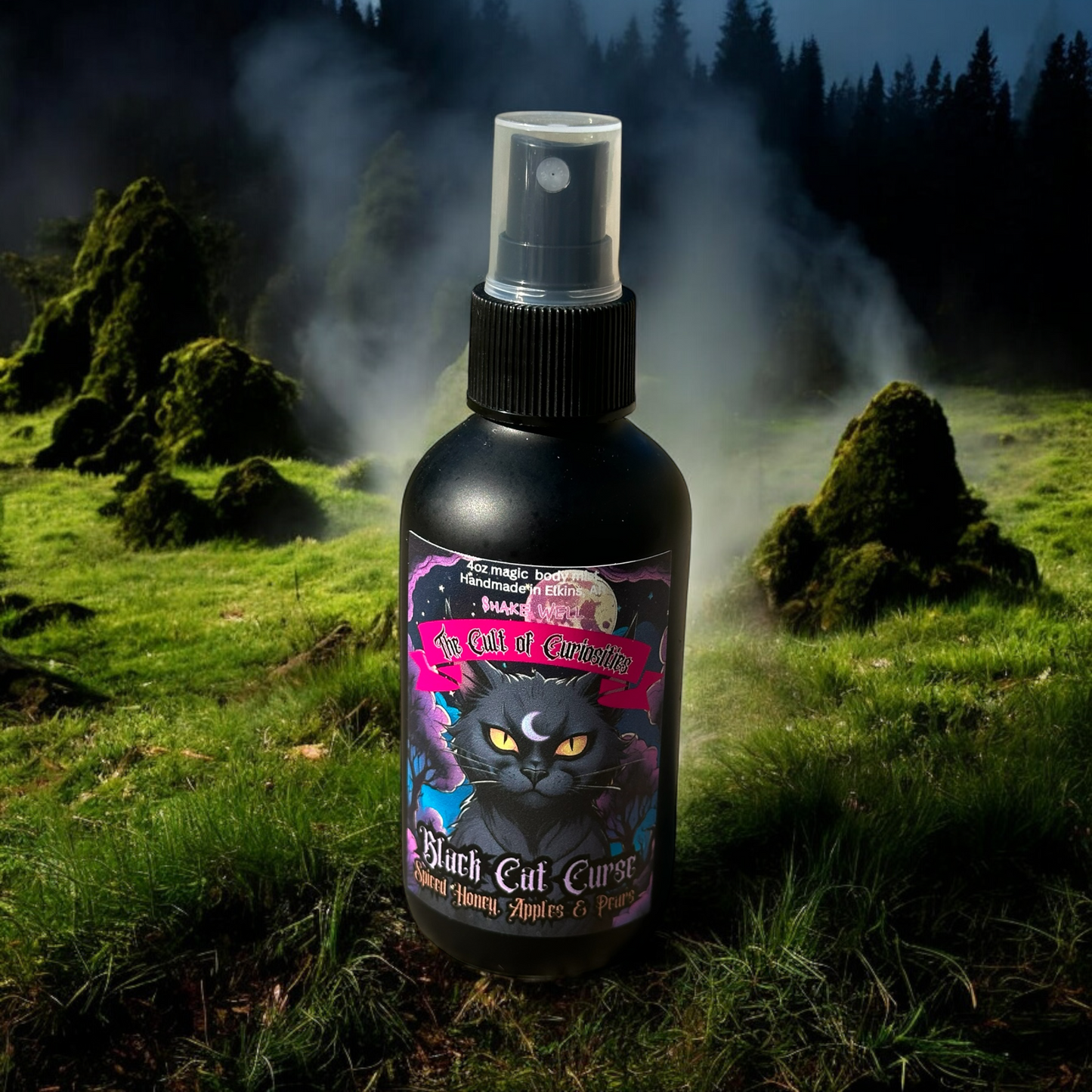 Black cat curse 4oz magic body mist