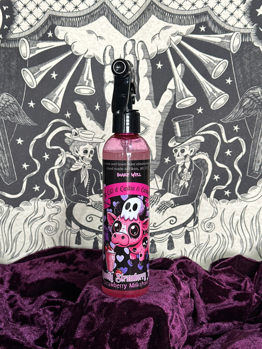 Spooky strawberry moo 8oz room & linen spray