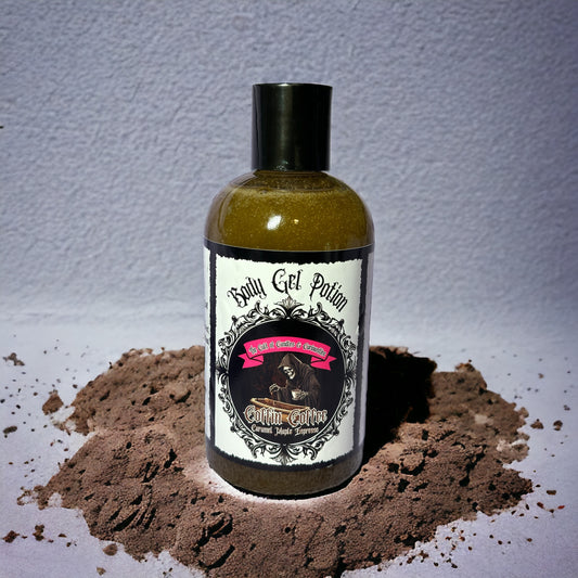 Coffin coffee 9oz body gel potion