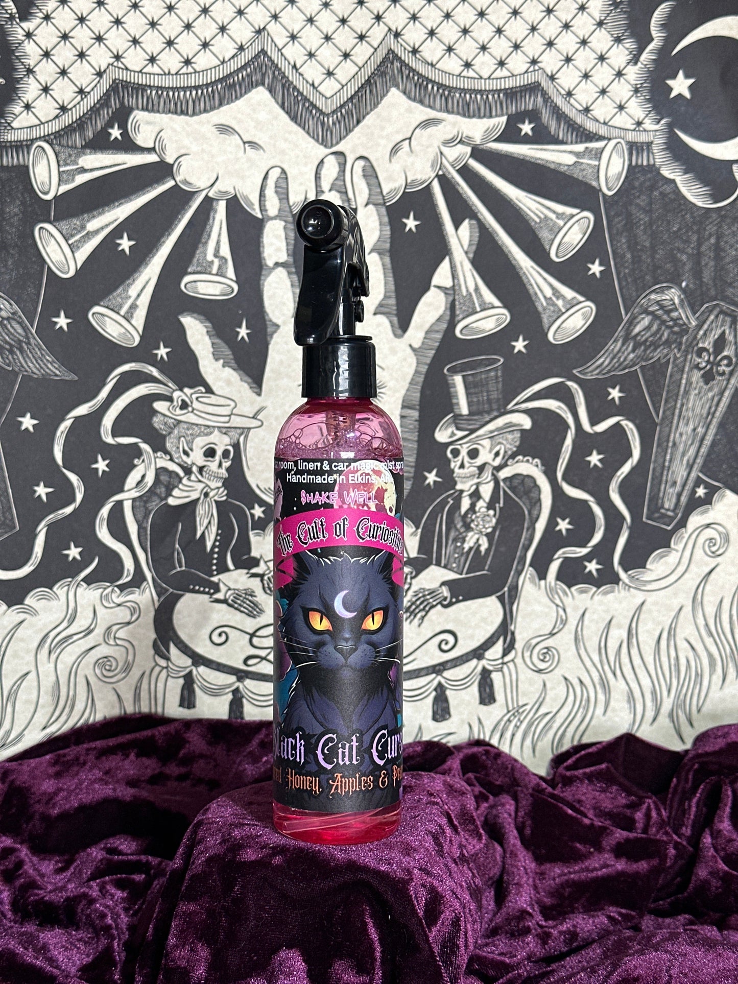 Black cat curse 8oz room & linen spray