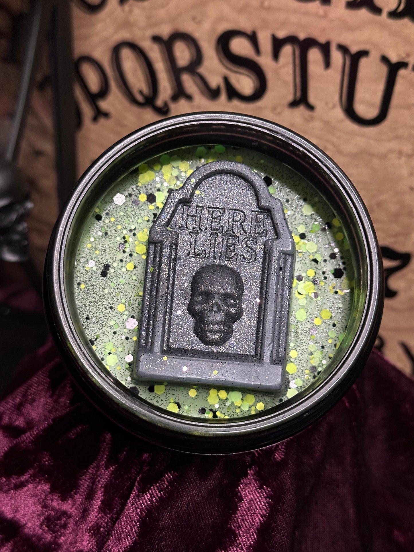 Goblin graveyard 8oz wickless candle