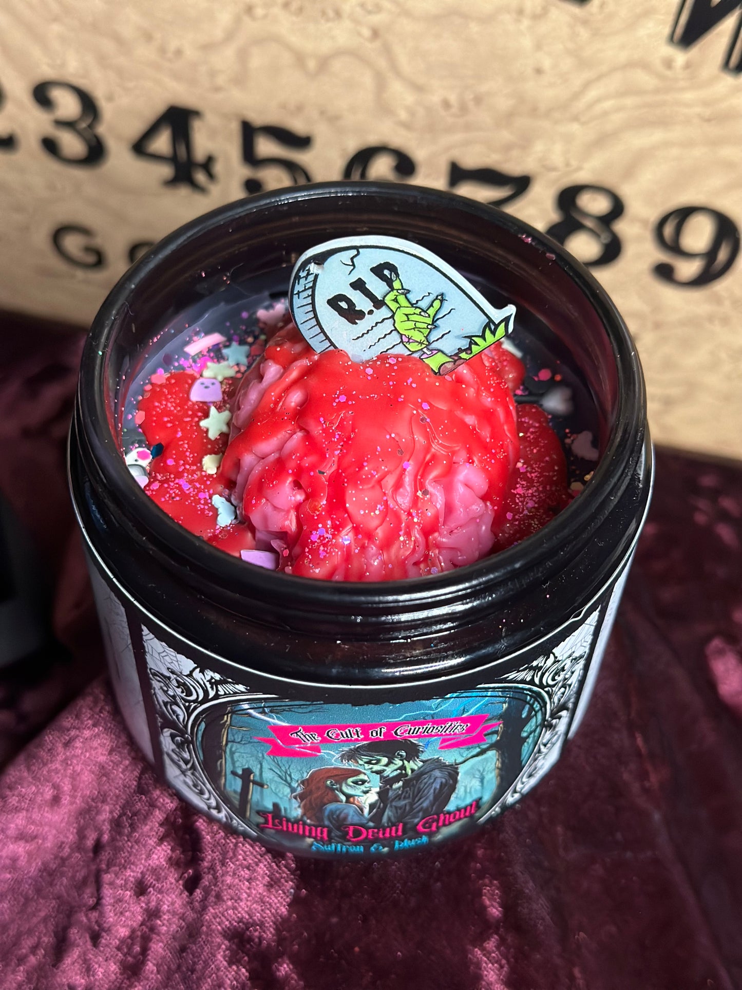 Living dead ghoul 8oz wickless candle