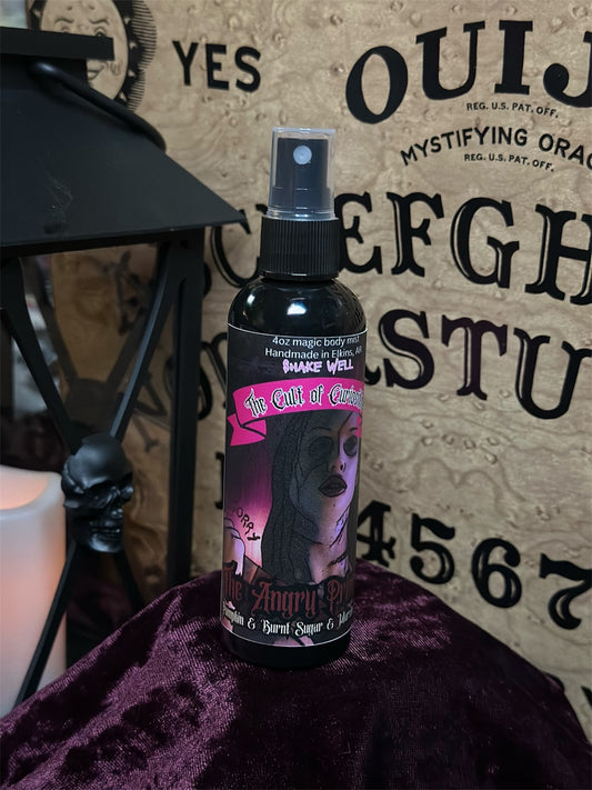 The angry princess 4oz magic body mist