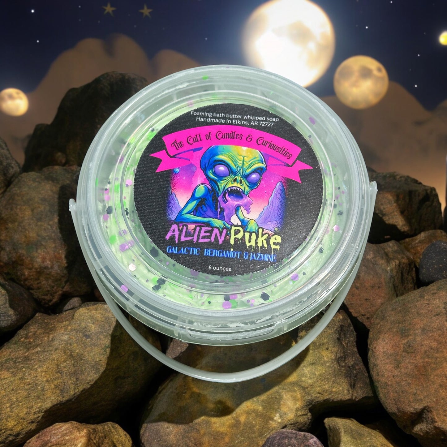 Alien Puke 8oz whipped soap