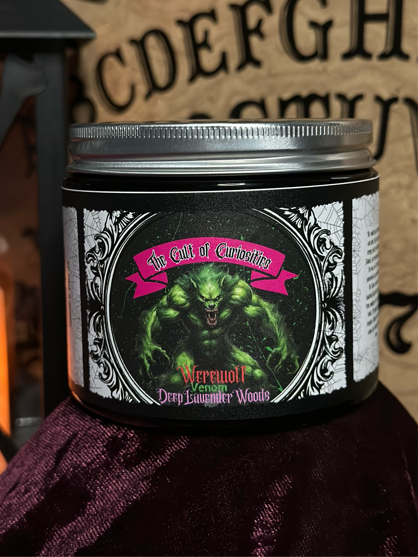 Werewolf venom 8oz wickless candle