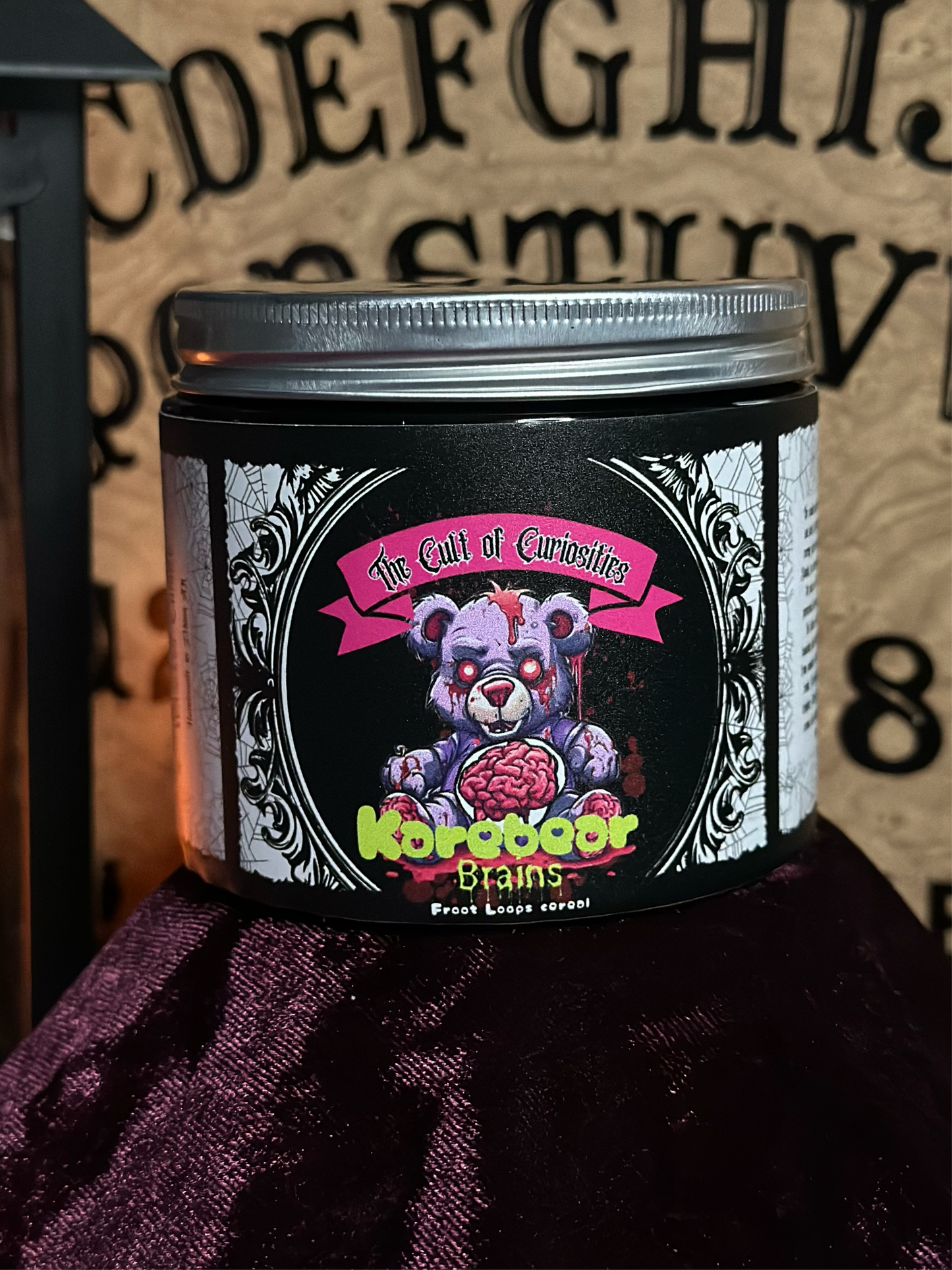 Karebear brains 8oz wickless candle