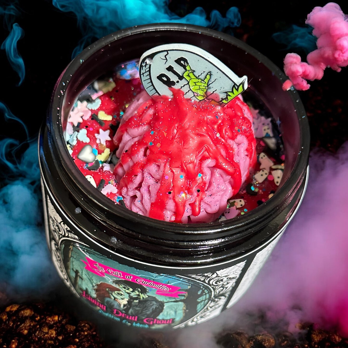 Living dead ghoul 8oz wickless candle