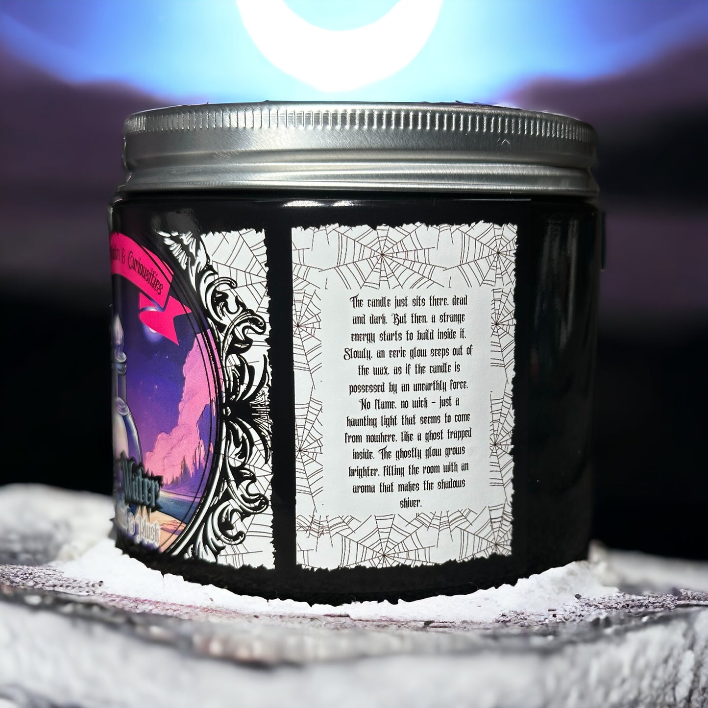 Moon water 8oz wickless candle