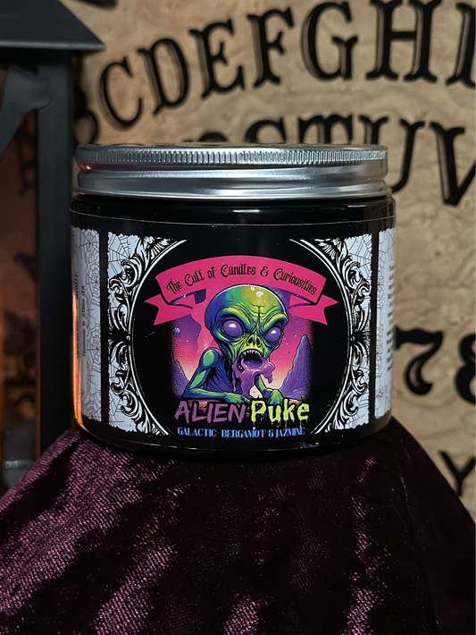 Alien puke 8oz wickless candle