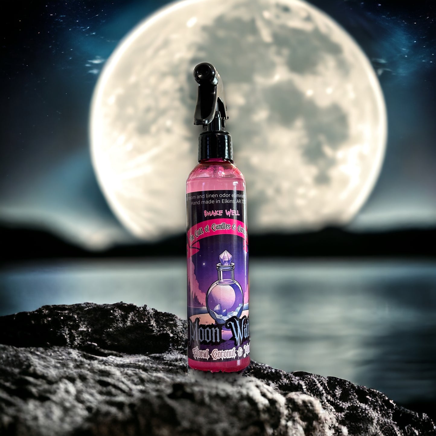 Moon water 8oz room & linen spray