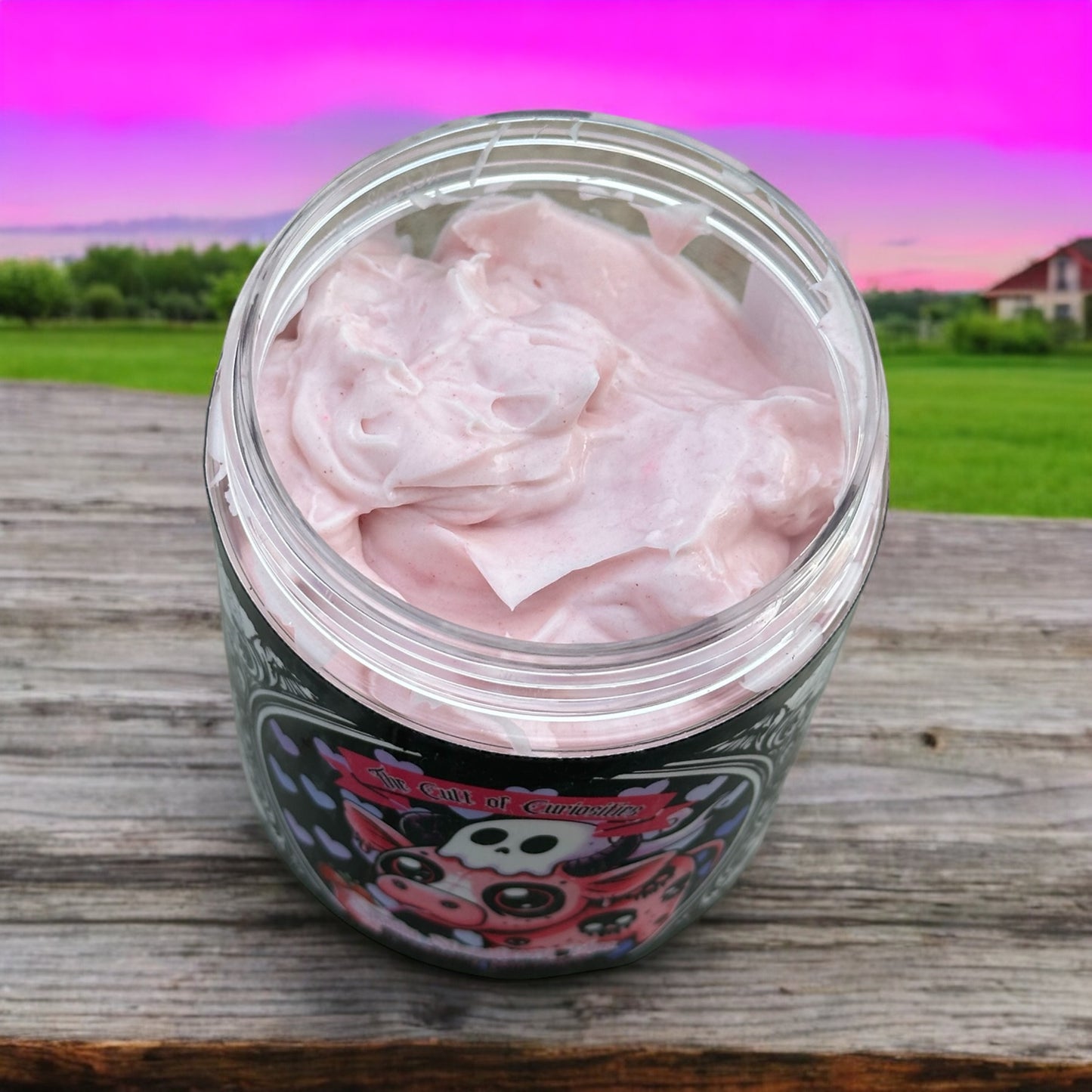 Spooky strawberry moo 8oz whipped body butter frosting