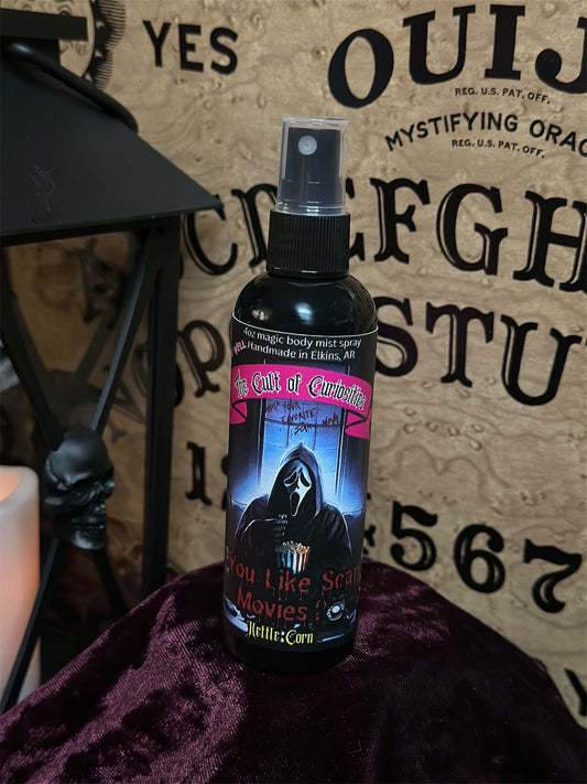 Do you like scary movies? 4oz magic body mist