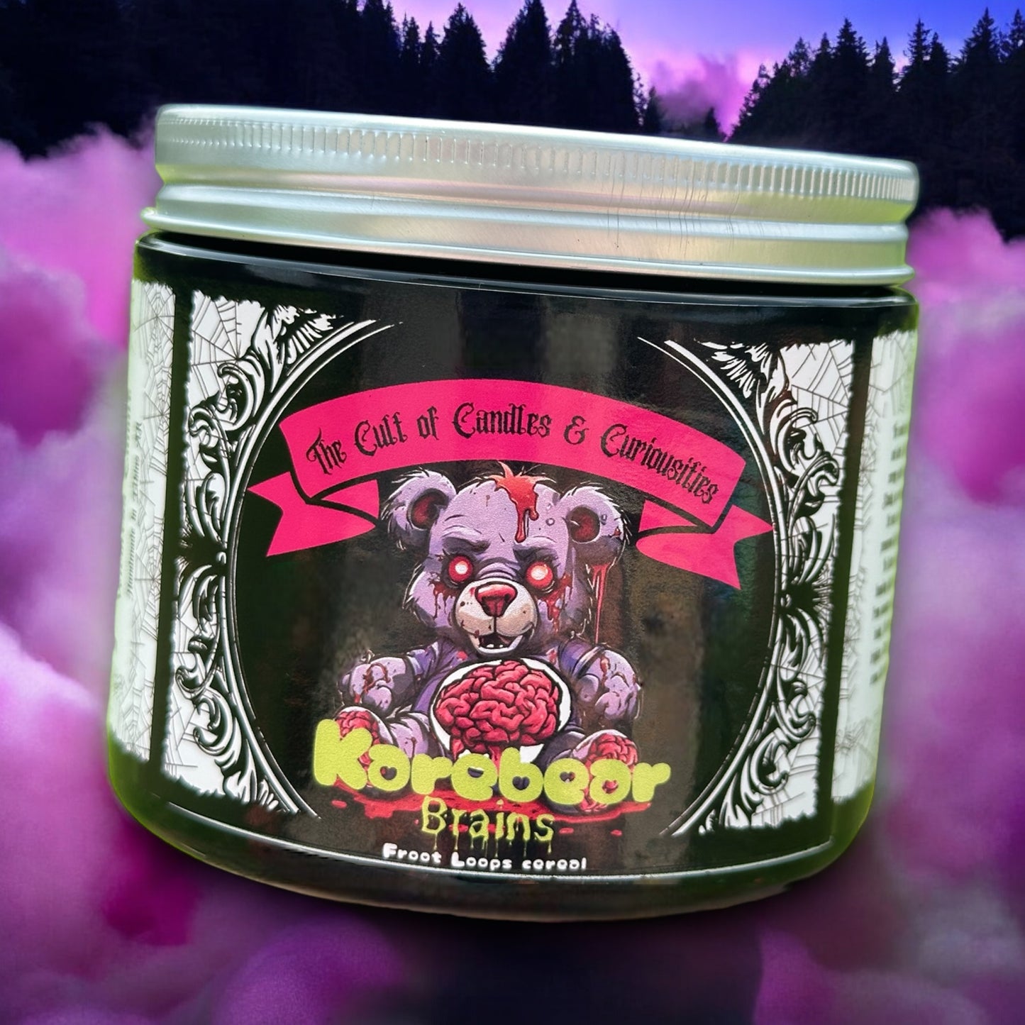 Karebear brains 8oz wickless candle