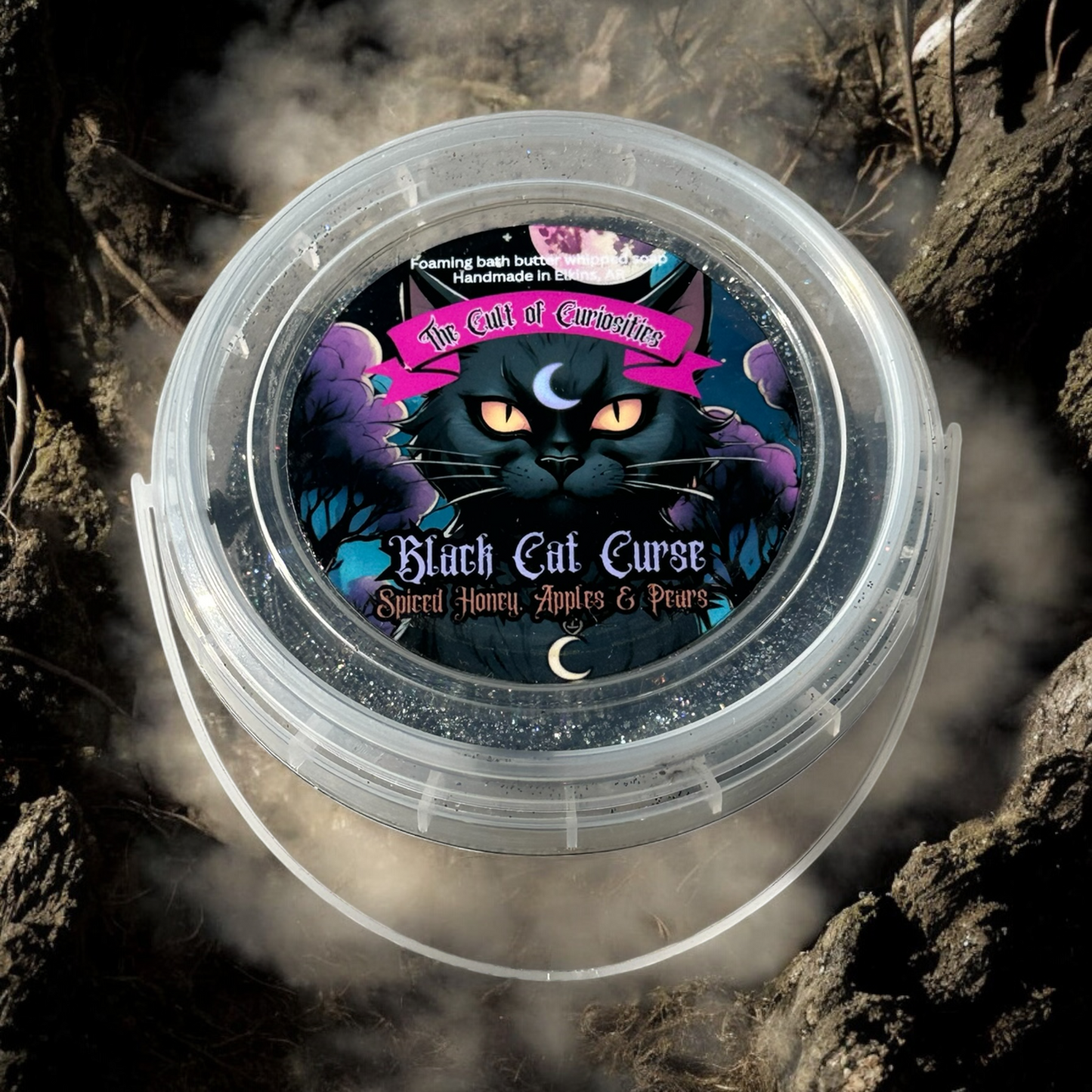 Black cat curse 8oz whipped soap