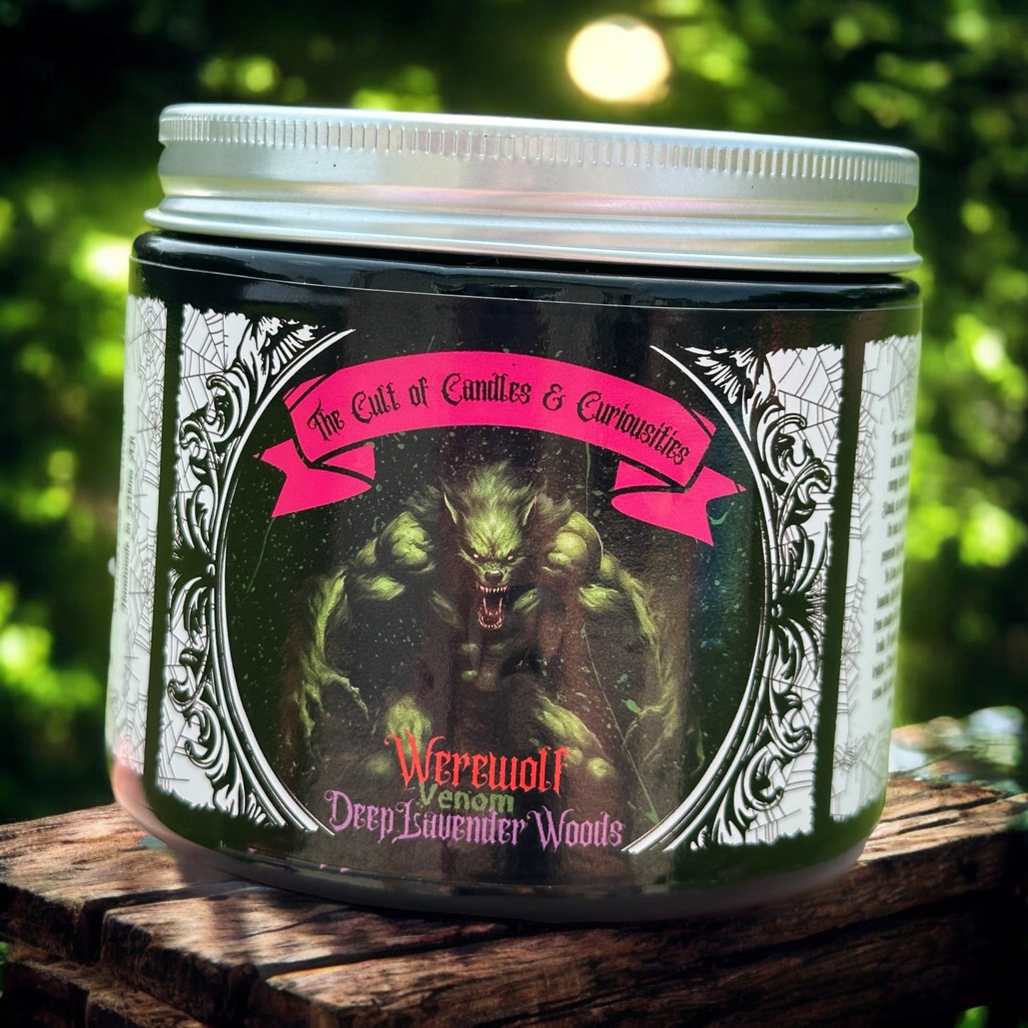 Werewolf venom 8oz wickless candle