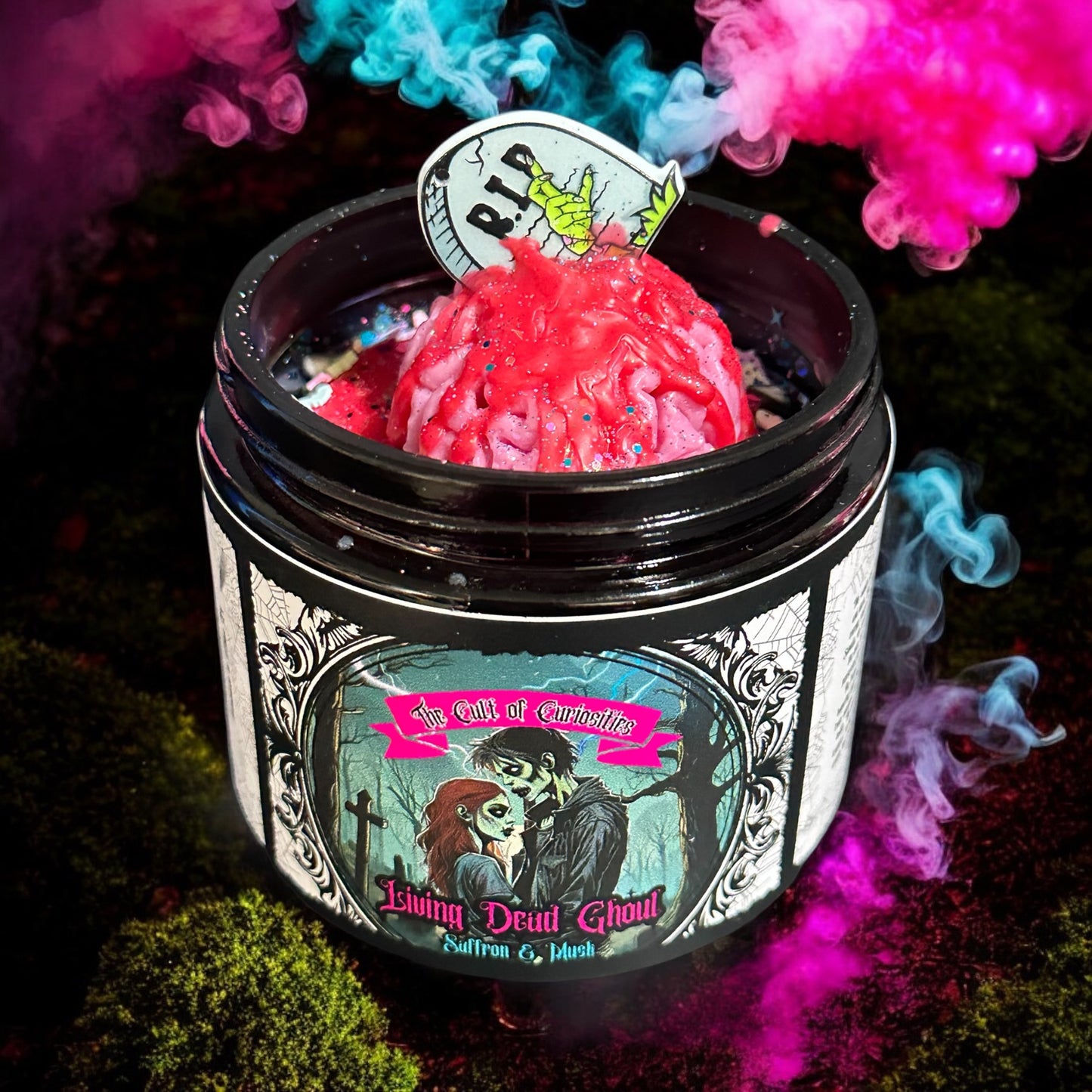 Living dead ghoul 8oz wickless candle