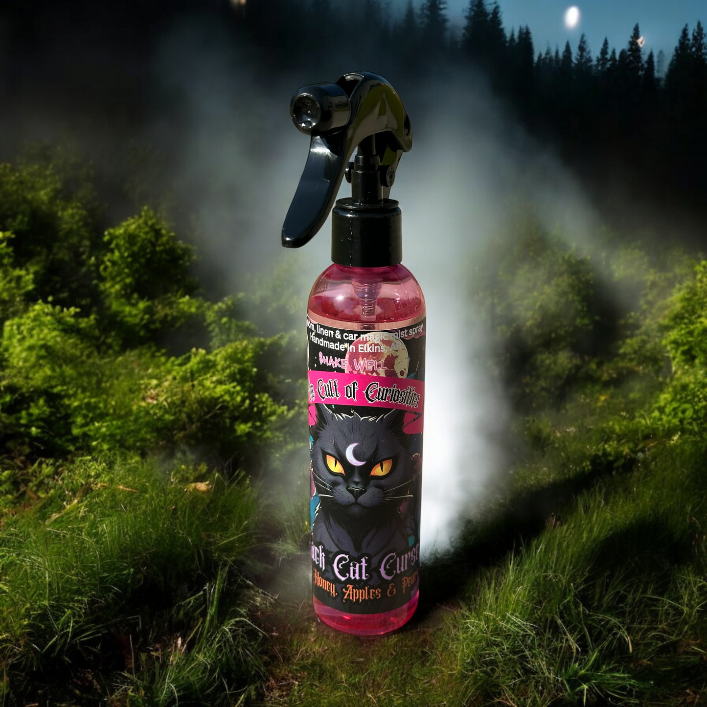 Black cat curse 8oz room & linen spray