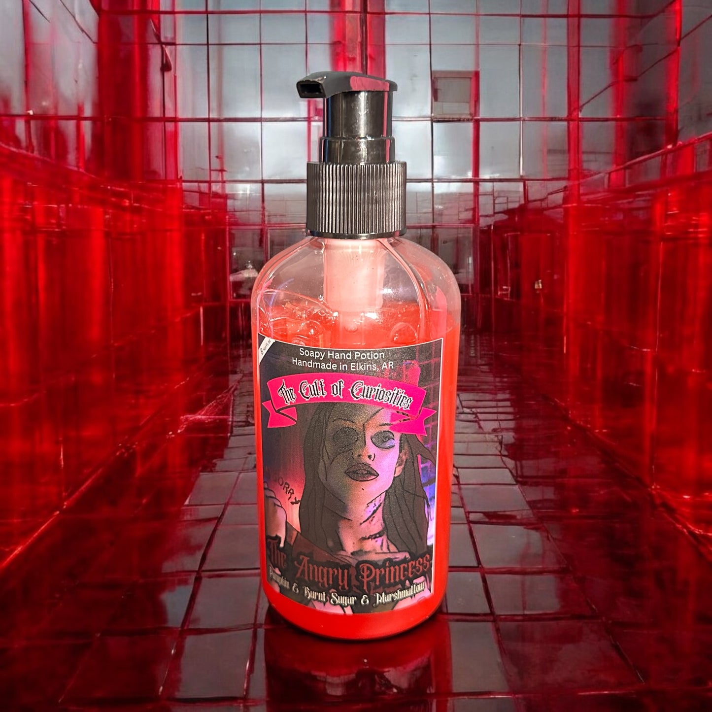 The angry princess 8oz soapy hand potion