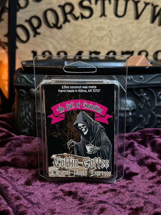 Coffin coffee 2.5oz wax melts