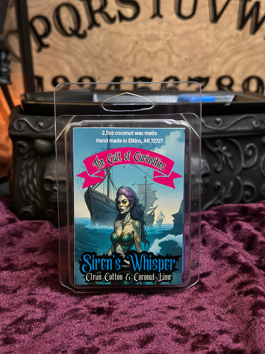 Siren’s whisper 2.5oz wax melts