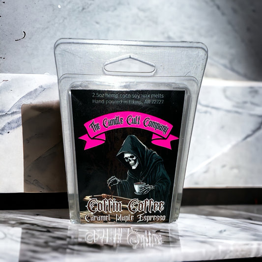 Coffin coffee 2.5oz wax melts