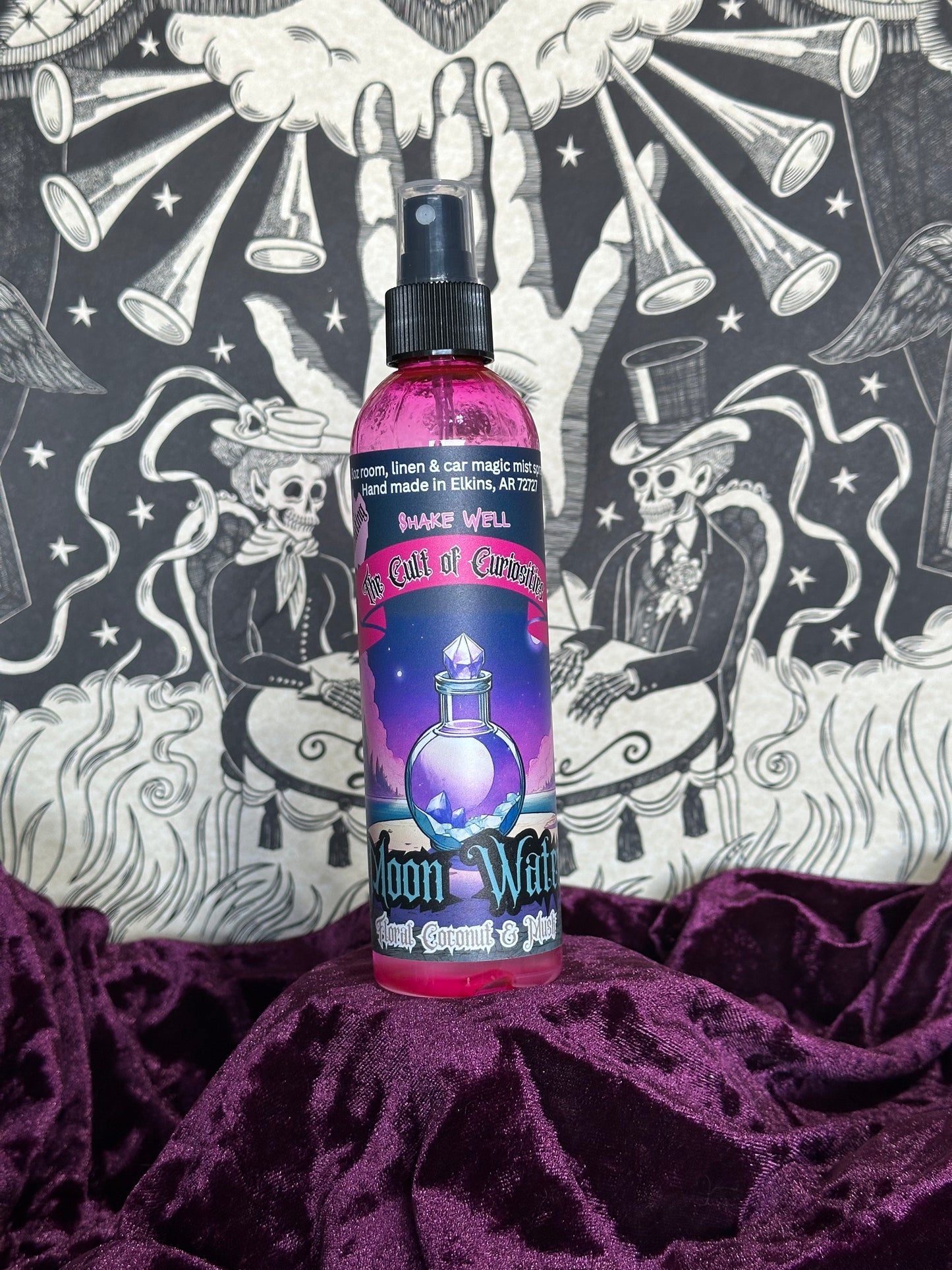 Moon water 8oz room & linen spray