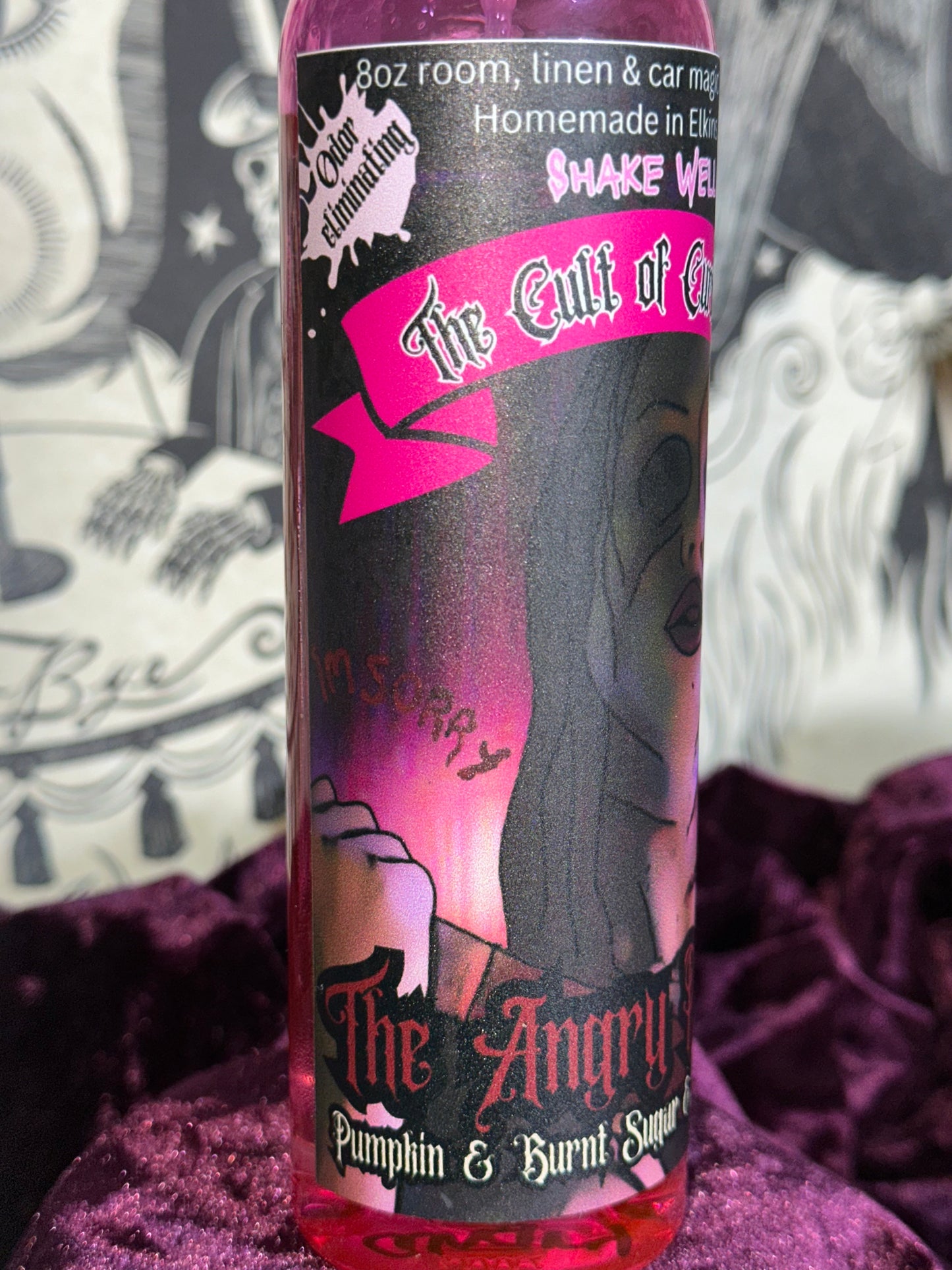 The angry princess 8oz room & linen spray