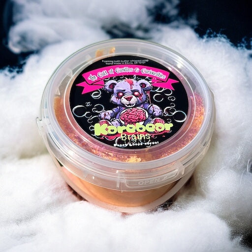 Karebear brains 8oz whipped soap