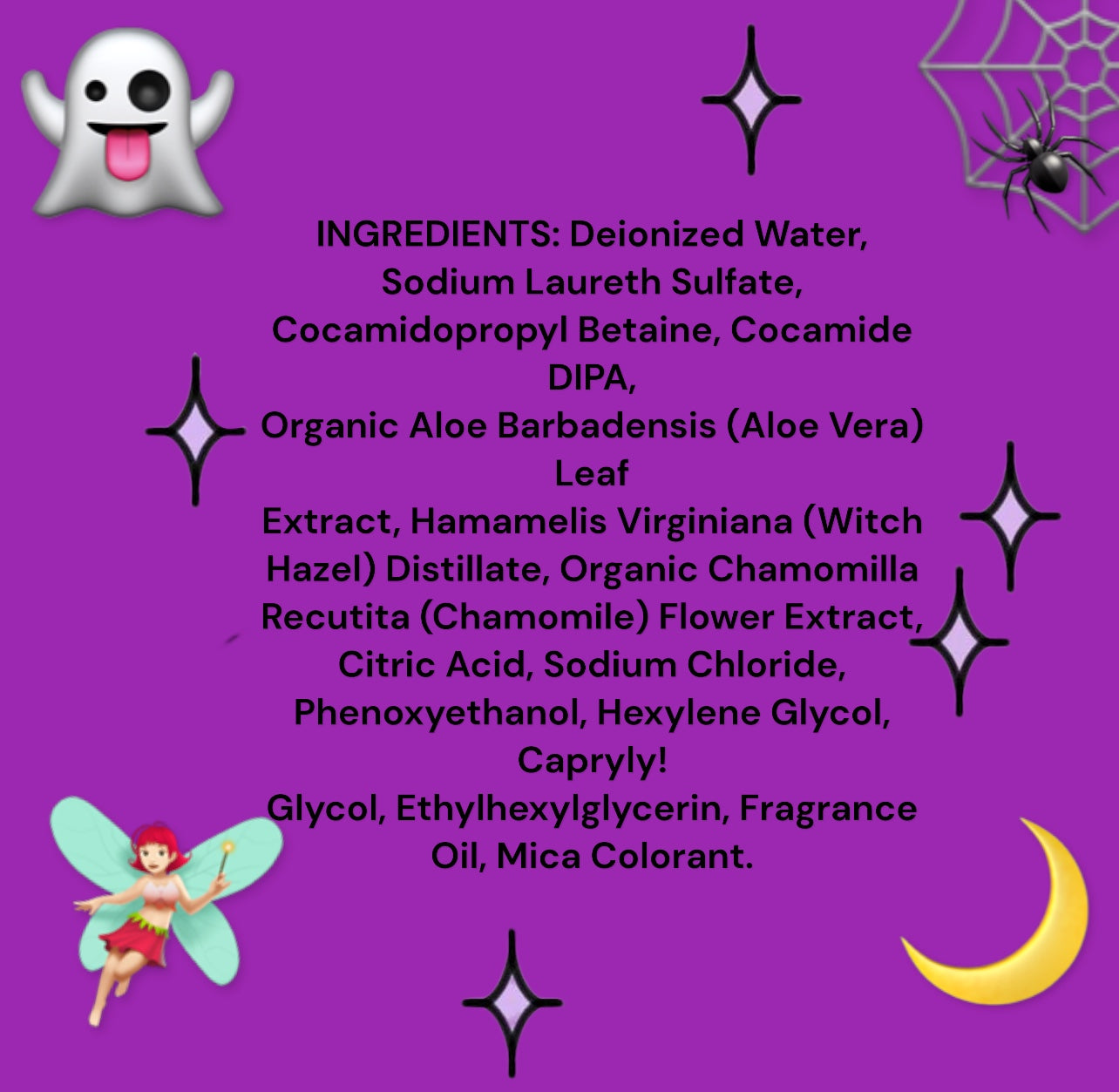 Moon water 9oz body gel potion