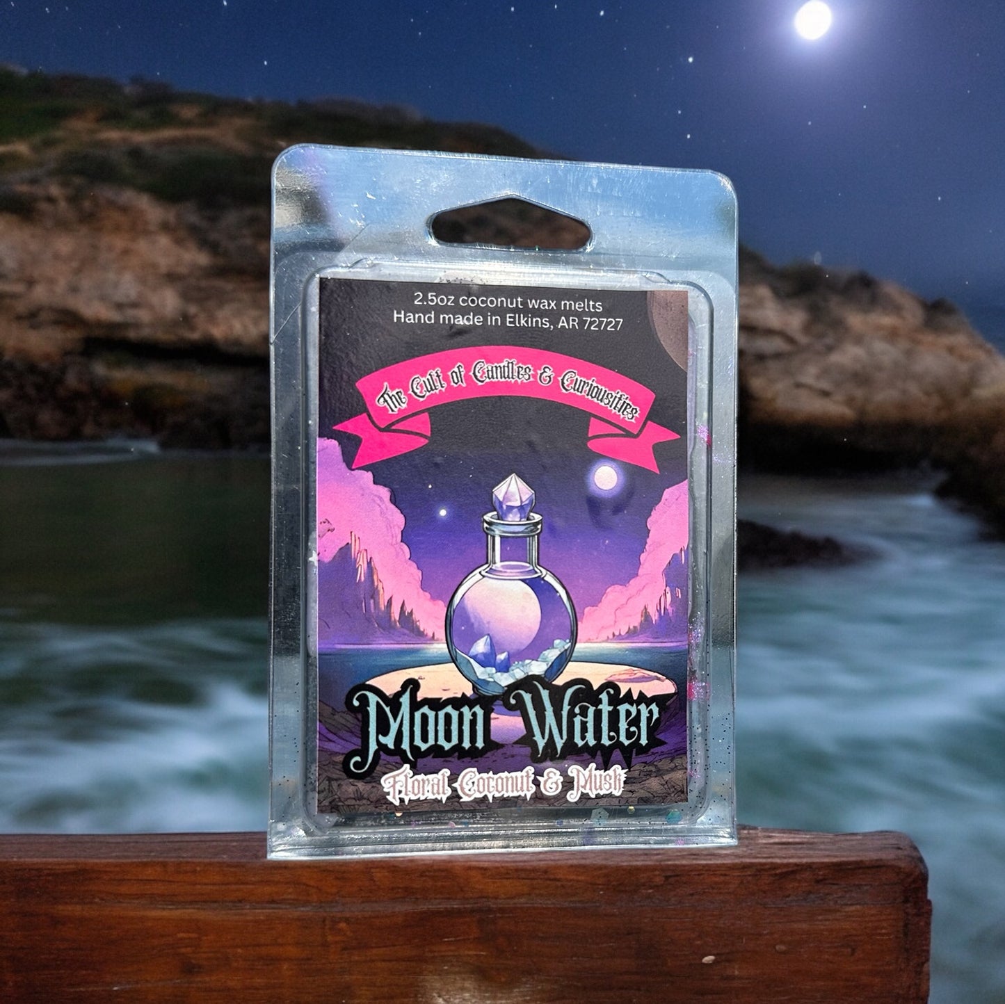 Moon water 2.5oz wax melt