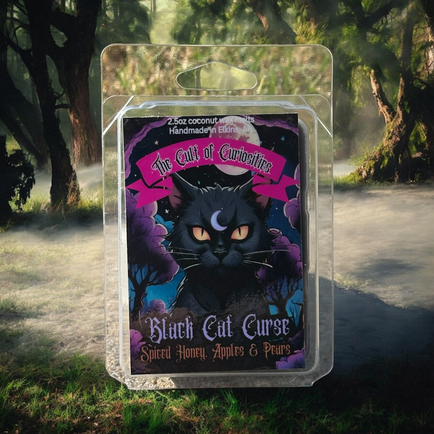 Black cat curse 2.5oz wax melts